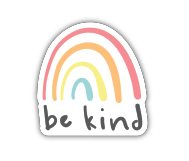 040962045923 Be Kind Rainbow Sticker