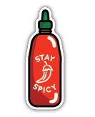 040962059890 Stay Spicy Sticker