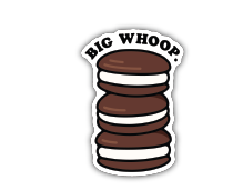 040962083154 Big Whoop. Sticker