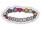 040962097861 Besties Bracelet Sticker