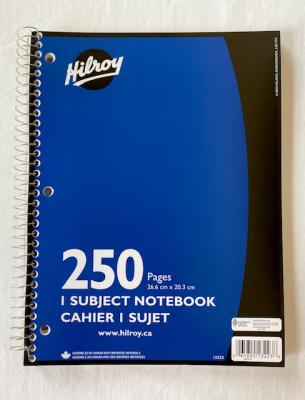 065800132238 Hilroy 1 Subject 250 Pages 13223