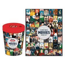 810073342491 50 Must-Watch Movies 1000 Piece Puzzle