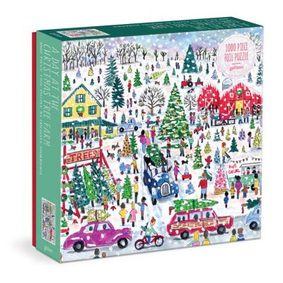 9780735375840 Michael Storrings Christmas Tree Farm 1000 Piece Foil Puzzle